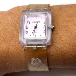 Y2K Lilac Floral Watch